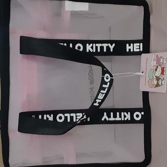 Hello Kitty Mesh Makeup/Cosmetic Bag - Picture 2 of 6